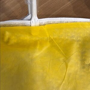 Yellow and White Tote Bag